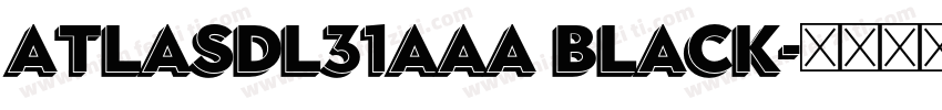 AtlasDL31AAA Black字体转换